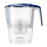 倍世（BWT）家用过滤水壶净水壶套餐镁离子全屋净水滤芯过滤杯厨房净水器2.7L容量1壶多芯强效去水垢套装套组 粉色1壶5芯（2镁离子+3强效去水垢） BWT 净水壶套装