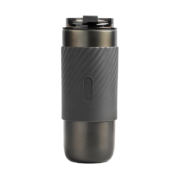 再降价：equra一克拉 316不锈钢吸管保温水杯 墨灰-520ml*2件
