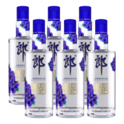 郎酒【酒厂直供】45度顺品郎蓝顺顺品480兼香型光瓶白酒 480ml*6瓶