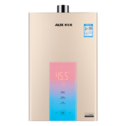 奥克斯（AUX）DAS80燃气热水器电家用天然气水量伺服恒温即热防冻13L16升 16升 变频水量伺服+四季免调温 包安装