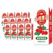 32年经典品牌，华旗 山楂果茶果肉饮料利乐包 200mL*12盒