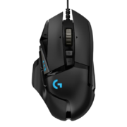 PLUS会员：logitech 罗技 G502 HERO 主宰者 有线鼠标 16000DPI RGB