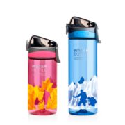 茶花（CHAHUA） 茶花过滤运动杯随手杯旅行杯便携水杯子密封防漏 绿色480ml