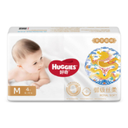 需入会员：HUGGIES 好奇 皇家铂金装纸尿裤中号M4片