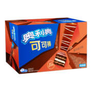 奥利奥（Oreo）可可棒 浓情黑巧克力味涂层威化饼干办公室零食46条装 533.6g