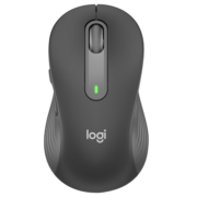 罗技（Logitech）M650无线蓝牙鼠标妙控办公静音鼠标Mac苹果ipad男女通用双模大小手鼠标 M 黑色 中小手型