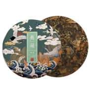 花小茵 2015年原料 福建老白茶 典藏系列 寿眉白茶饼 送礼自饮300g 礼盒装 300g