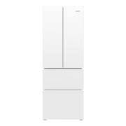 海尔（Haier）【新品】冰箱出品法式多门双开门四开门家用大容量风冷无霜一级双变频节能白色智能统帅电冰箱 342升冰雪白+1级双变频+黑金净味+智能互联