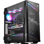 微星(MSI)刀锋100P 游戏办公主机atx中塔侧透机箱(前置Type-C/ARGB控制器/360冷排位/4把风扇/支持显卡竖置)