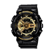 卡西欧（CASIO）G-SHOCK黑金双显防水运动男士学生电子日韩手表GA-110GB-1APRSN