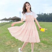 啪吡熊 女童洋气公主裙