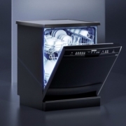 SIEMENS 西门子 SJ235B01JC 独立式洗碗机 12套 黑色