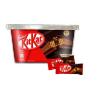 雀巢（Nestle） 奇巧KitKat 威化黑巧克力18块 办公室下午茶碗装216g 节日礼物