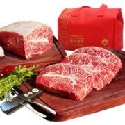 zenew 真牛馆 谷饲和牛M5+牛排套装 1600g