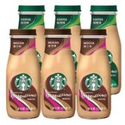 STARBUCKS 星巴克 星冰乐拿铁咖啡+摩卡混合装  281ml*6瓶