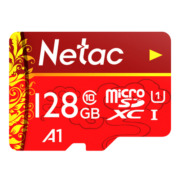 朗科（Netac）128GB TF（MicroSD）存储卡 A1 U1 C10 经典国风版 读速100MB/s 行车记录仪&手机专用内存卡