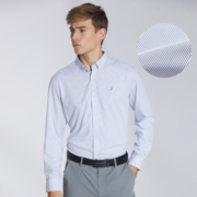 Nautica Tailored 男士细条纹衬衫 NCZS010168E06