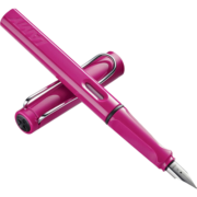 凌美(LAMY)钢笔 safari狩猎系列 粉色 单只装 德国进口 F0.7mm送礼礼物