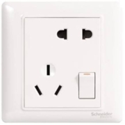 京喜特价、概率券：Schneider Electric 施耐德电气 睿意系列 错位五孔带开关