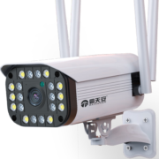 霸天安无线摄像头监控4g网络高清监控器家用室外防水wifi手机远程商用户外工程监控设备套装 【WiFi版】支持10倍放大+全彩夜视+语音对讲