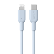 ANKER安克 MFi认证苹果数据线适用iphone14/13等手机快充充电线 20W/30W充电器Type-C转Lighting 1.8m蓝