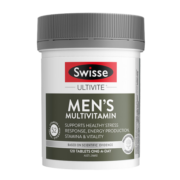 Swisse斯维诗 男士复合维生素120片/瓶 含45种营养素 B族维C锌 番茄红素 提高耐力活力 新旧产品随机发货