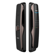 飞利浦（PHILIPS） 指纹锁 3D人脸识别智能锁 全自动家用防盗智能门锁 电子锁密码锁 702【3D人脸识别版】红古铜
