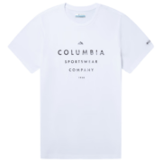 Columbia户外23春夏新品情侣男女休闲运动圆领短袖T恤AE1363 100（男女同款） XL(185/104A)