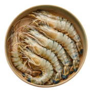 GUO LIAN国联水产 国产斑节虾(黑虎虾)  净重300g 大号 盒装 海鲜烧烤食材