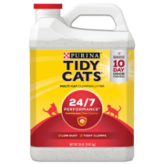 泰迪 TIDY CATS 抑氨除臭抑菌四合一结团猫砂 美国进口膨润土猫砂 【多猫必备】持续吸附20磅9.07kg