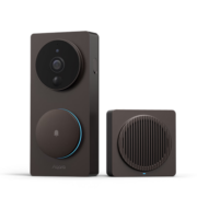 Aqara绿米 智能可视门铃G4 家用监控摄像头 电子猫眼 无线wifi Homekit 智能可视门铃G4-石墨灰