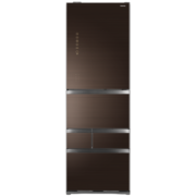 东芝（Toshiba）508升玻璃多门冰箱小体积大容量 全自动制冰 可热物直放 光触媒除菌 GR-RM533WE-PG1A2 兰芷棕彩晶玻璃板