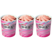 钟薛高（Chicecream）奶香甜心草莓口味冰淇淋 80g*3杯 雪糕冷饮冰激凌 甜品
