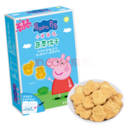 小猪佩奇 蔬菜饼干 益生元膳食纤维钙 卡通代早餐儿童小饼干盒装 120g