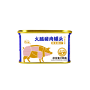 京东京造 火腿猪肉罐头午餐肉 减盐版198g*3罐 露营食材方便面搭档 低盐清淡