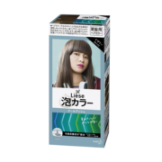 近铁百货（Kintetsu）日本原装KAO Prettia泡沫染发膏植物泡泡不伤发黑发用泡沫染发剂 白金浅驼