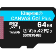 金士顿（Kingston）64GB TF（MicroSD）存储卡 行车记录仪内存卡 手机内存卡 U3 V30 A2 4K 读速170MB/s
