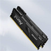 PLUS会员：Kingston 金士顿 FURY 32GB(16G×2)套装 DDR4 3200 台式机内存条 Beast野兽系列 骇客神条