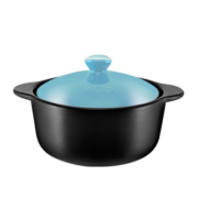 爱仕达（ASD）天然陶瓷砂锅汤锅炖锅2.5L新陶浅汤煲陶瓷煲RXC25B3WG-B