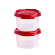 特百惠（Tupperware） 特百惠迷你保鲜盒密封储藏可爱便携零食收纳分装外带盒颜色随机 200ml*2（颜色随机，实物为准）