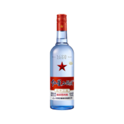 红星 红星二锅头 蓝瓶绵柔8陈酿 清香型 白酒 53度 750ml