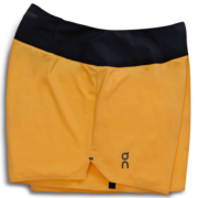 On昂跑女款轻量透气双层跑步短裤 5英寸版 Running Shorts 芒果色 XL