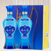 聚划算百亿补贴：洋河蓝色经典海之蓝52° 520ml*2瓶