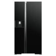 日立 HITACHI 原装进口573L自动制冰风冷变频对开门冰箱R-SBS2100NC水晶黑色