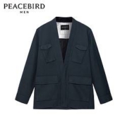 限尺码：PEACEBIRD 太平鸟 男士外套 休闲夹克 B2BCA428852