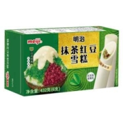 meiji 明治 抹茶红豆雪糕 72g*6支*5件
