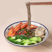 燕谷坊荞麦面挂代餐30%荞麦健身0脂营养饮食面条全麦粗粮杂粮200g