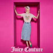 21日10点：Juicy Couture 橘滋 女士3D撞色logo印花T恤 620123SS395AV021