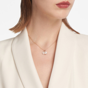 Armani阿玛尼 双牌项链女高级设计感小众锁骨链送女友礼物