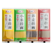0脂肪东北玉米面条荞麦挂面纯粗粮全麦杂粮黄面条低脂代餐主食